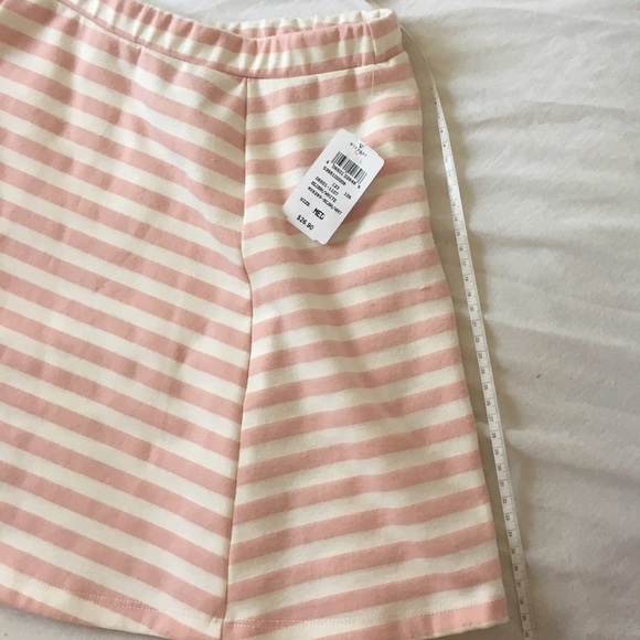 NWT Blush Pink and White Striped WINDSOR Skirt - Picture 3 of 4